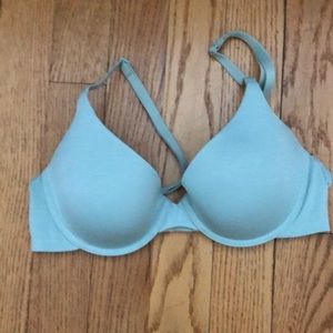 Blue-green uplift semi Demi 32A Bra